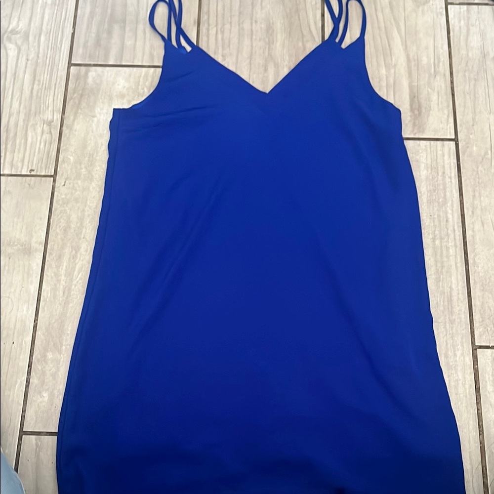 Love Riche Royal Blue Midi Dress
